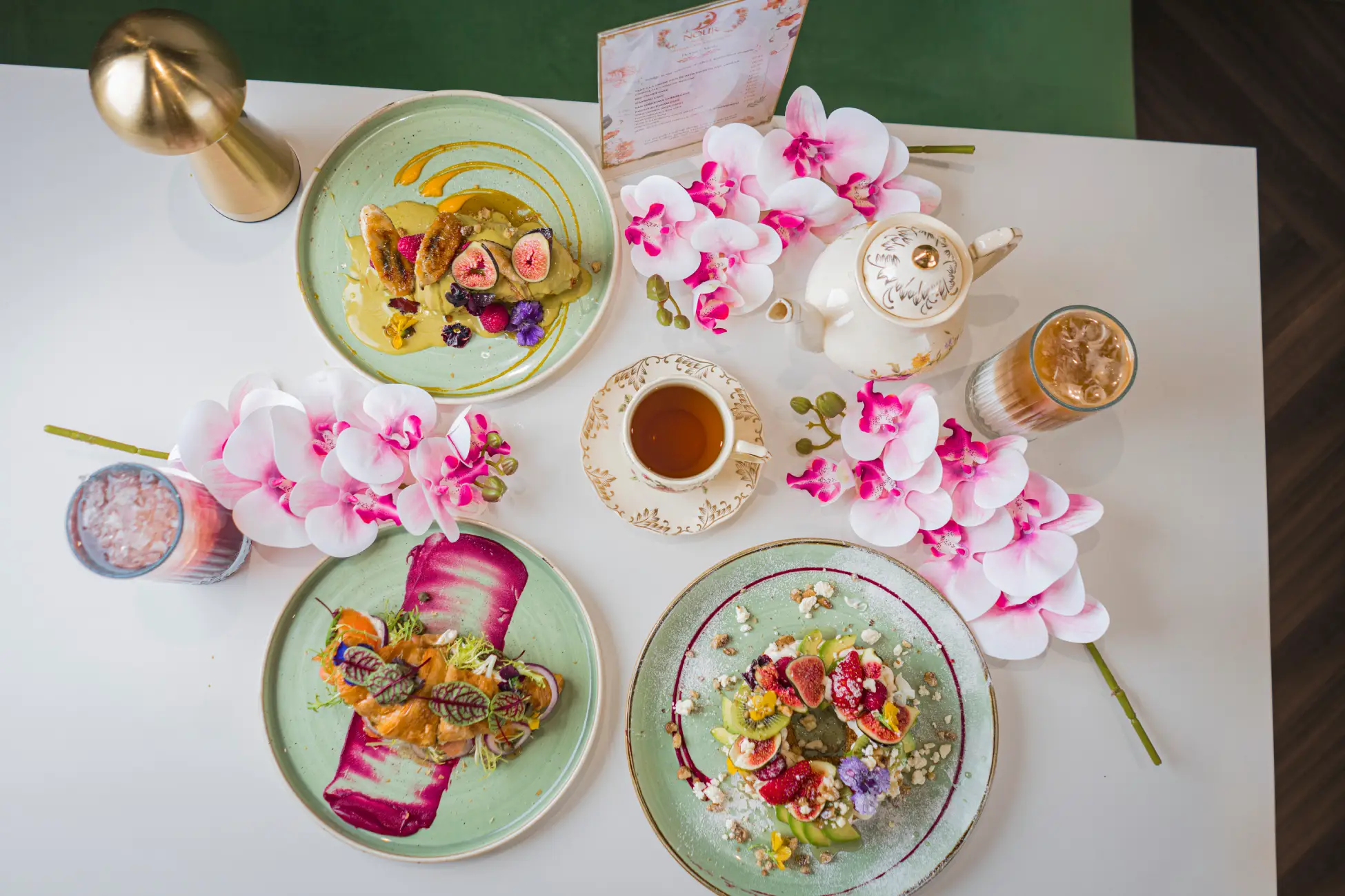 Cafe atmosphere at Nour Maison in Milton Keynes