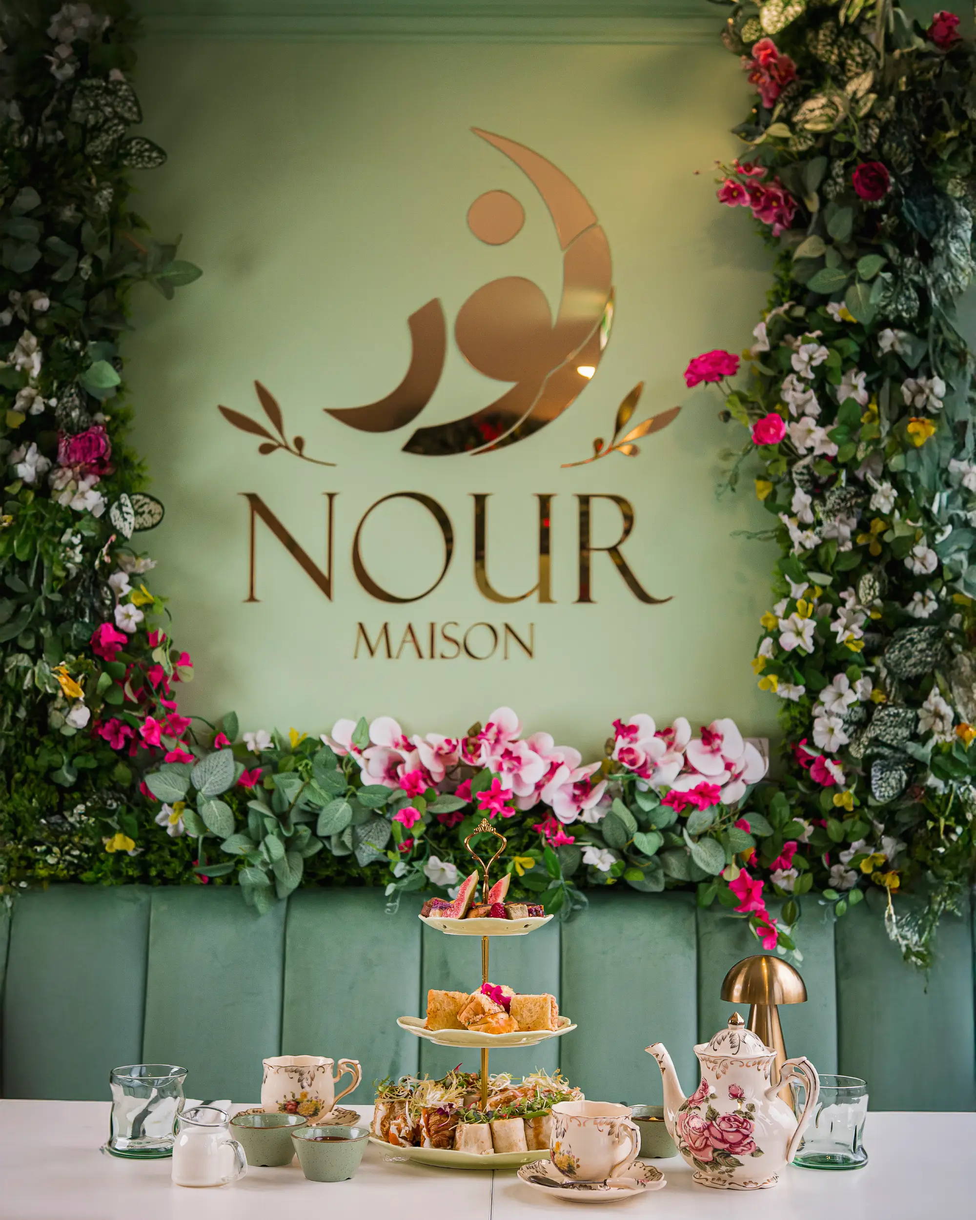 Nour Maison cafe brasserie interior in Milton Keynes