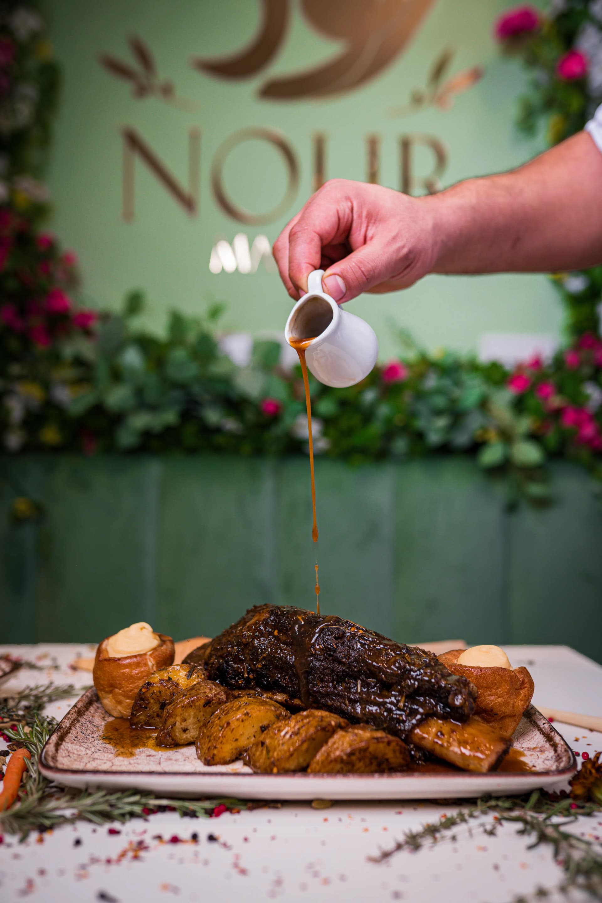 Sunday roast in Milton Keynes at Nour Maison