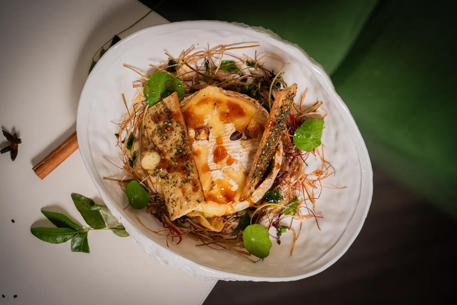 Harissa Camembert at Nour Maison Milton Keynes